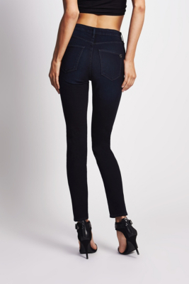 High-Rise Ankle Super-Skinny Jeans - Dark Wash | GbyGuess.com