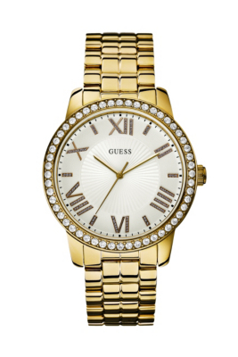 Gold-Tone Gorgeous Oversized Watch | GUESS.com