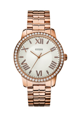 Rose Gold-Tone Gorgeous Oversized Watch | GUESS.com