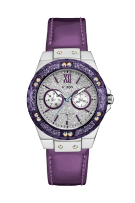 Purple and SilverTone Sport Watch