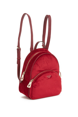 Brandyn Small Velvet Backpack | 0