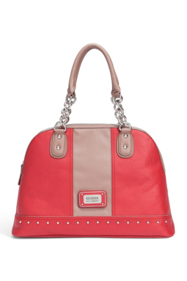 Alvina Studded Dome Satchel | GuessFactory.com