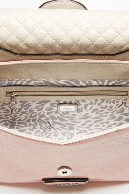 Leena CrocodileEmbossed CrossBody Bag