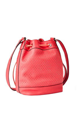 GUESS Women's Canaan Perforated Bucket Bag | eBay