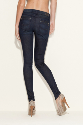 Brittney Skinny Zipper Jeans in CRX3 Wash
