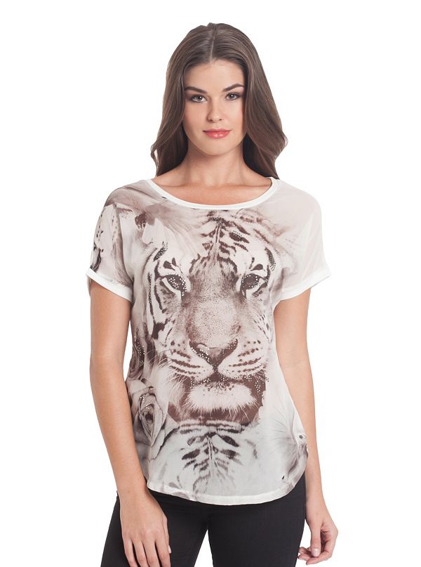 guess tiger shirt