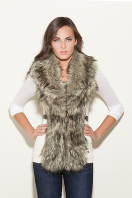 Vivi FauxFur Vest GUESS.ca