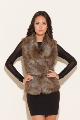 Audrine FauxFur Vest