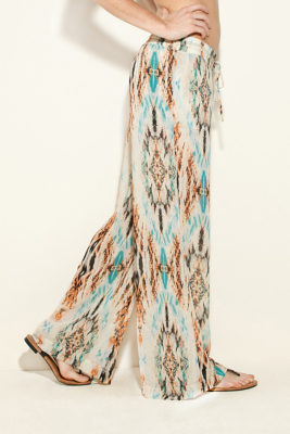 Tribal Animal Palazzo Pants | GUESS.com