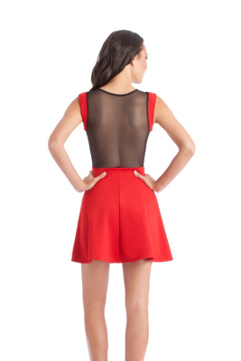 FitandFlare Scuba Dress GUESS.ca