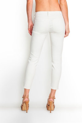 guess white high waisted jeans