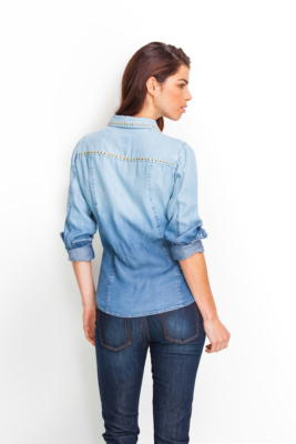 Lexi Studded Denim Shirt