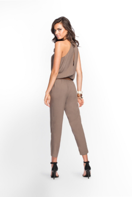 Beaded Sleeveless Jumpsuit