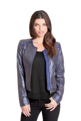 Alike Leather Jacket | GUESS.com