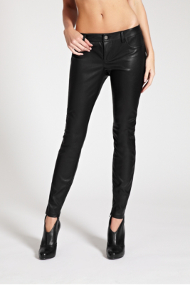 Kate LowRise FauxLeather Skinny Pants