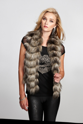 Fab FauxFur Vest GUESS.ca