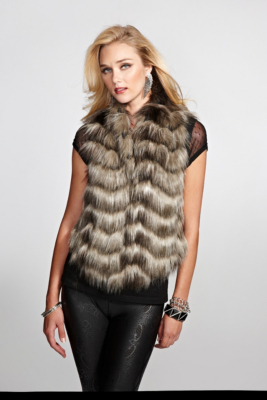 Fab FauxFur Vest GUESS.ca