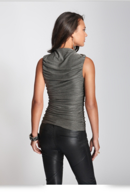 Sleeveless Zipper Top