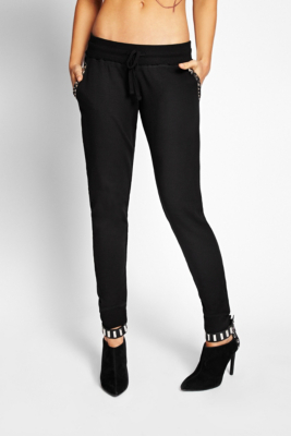 white guess pants
