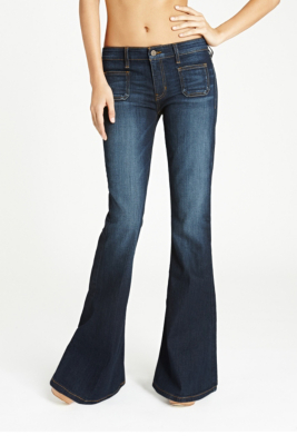 mid rise flare jeans