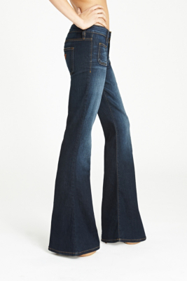 mid rise flare jeans