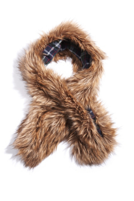Brown FauxFur Scarf