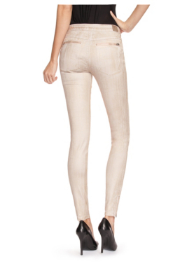 8Zip Colored Skinny Jeans in District Taupe