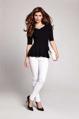 HalfSleeve Peplum Sweater