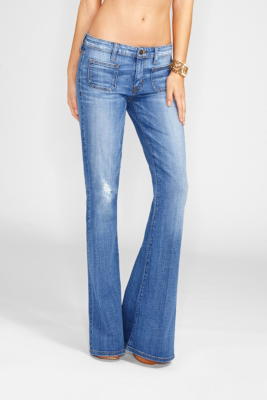 mid rise flare jeans