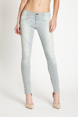 skinny striped jeans