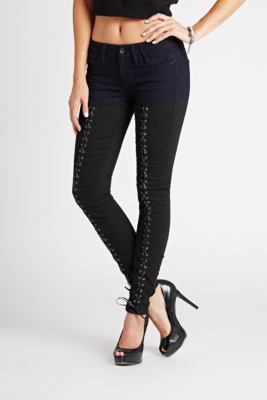 guess black jeggings