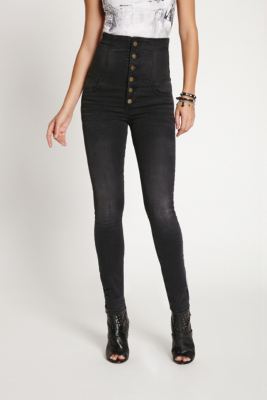 Corset Skinny Jeans in Baldwin Wash