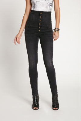 Corset Skinny Jeans In Baldwin Wash 8641