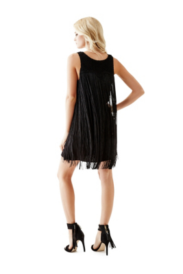Sleeveless Fringe Dress GUESS.ca