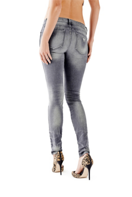 Mid-Rise Curve X Jeans in Smoky Wash | GUESS.com