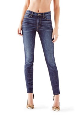 1981 High-Rise Power Skinny Jeans in Backdrop Wash | GUESS.com