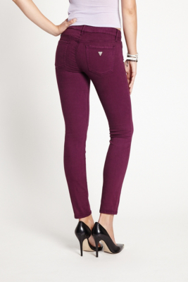 MidRise Power Curvy Colored Jeans