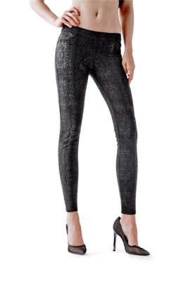 Lace-Print Leggings