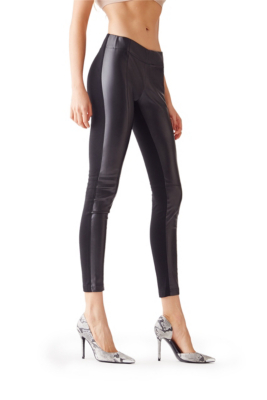 Faux Leather-Front Leggings | GUESS.ca