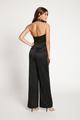 Sleeveless Deep VNeck Jumpsuit