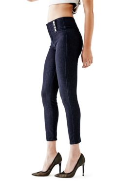 high rise khaki jeggings