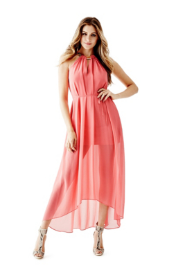 Embellished Halter Maxi Dress