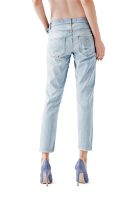 Mid-Rise Boyfriend Jeans in Sawtelle Destroy Wash | GUESS.ca