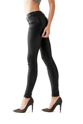 low rise leather pants