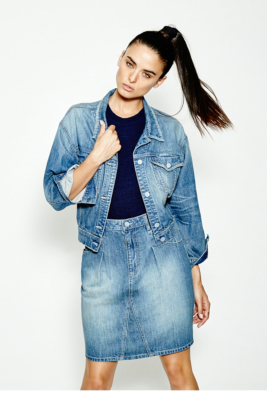 GUESS Originals Cropped Denim Jacket | GUESS.com