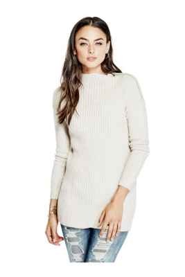 Kathryn Zip Sweater | GUESS.com