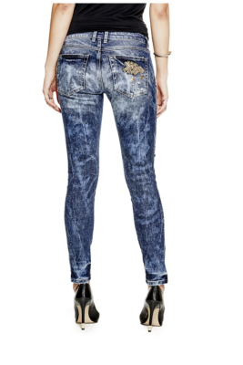 Embellished Skinny Jeans | GUESS.com