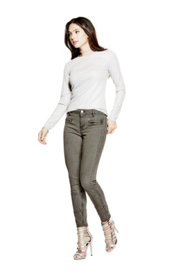 Athletic Zip Jeggings | GUESS.com