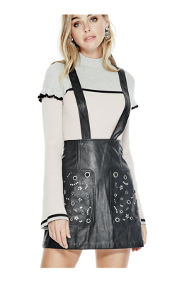 Rona FauxLeather Jumper Skirt