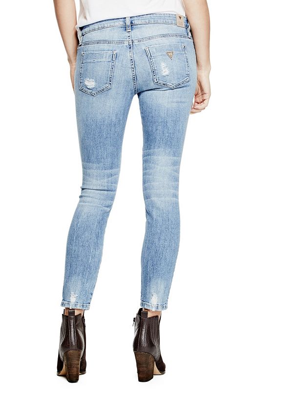 Mid-Rise Ankle Skinny Jeans | GUESS.com